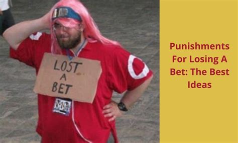 bet punishment ideas